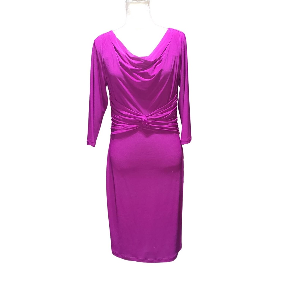 Adrianna Papell Magenta Mini Dress